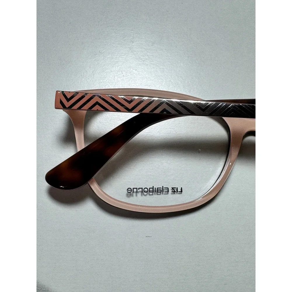 Liz Claiborne L647 HMV Tortoise Pink Acetate Eyeglass Frames 135mm